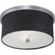 Jackson 2 Light 13 inch Brushed Pewter Indoor Flushmount Ceiling Light